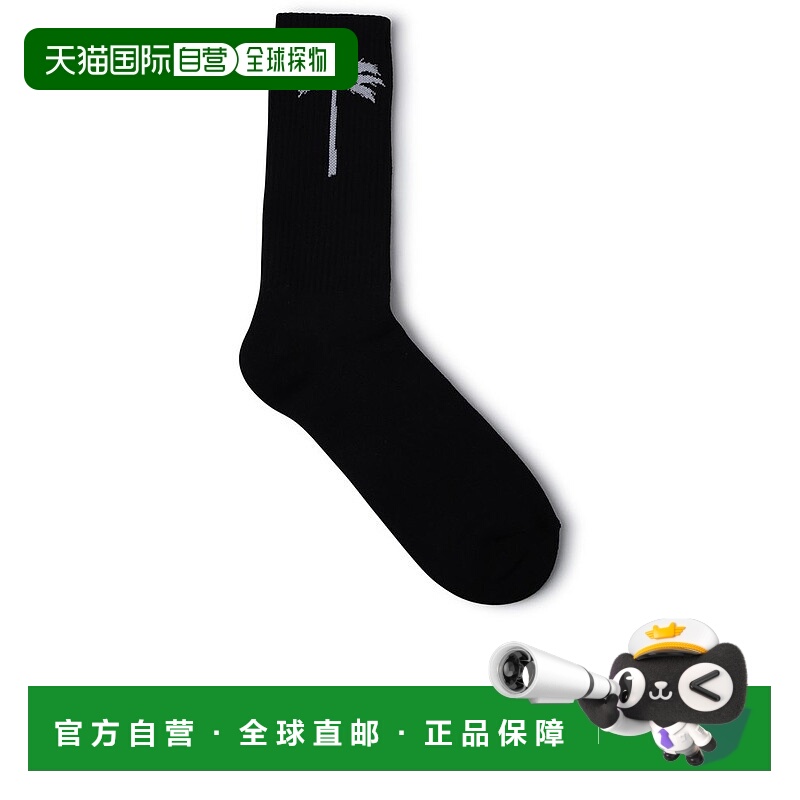 潮奢 Palm Angels 棕榈天使 男士 棕榈树图案袜子 PMRA001C99FAB0