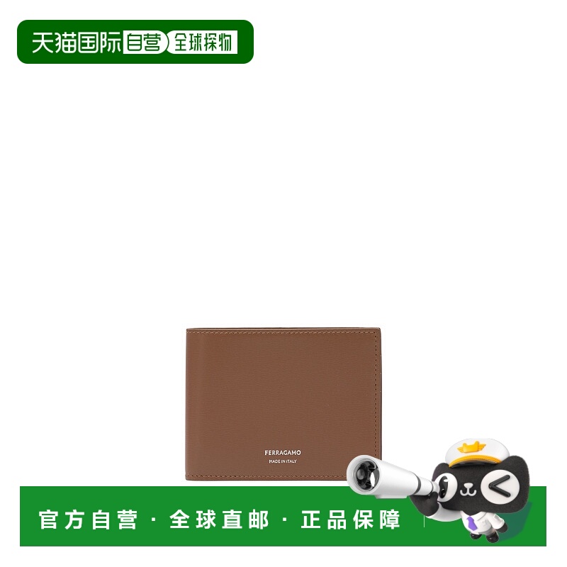 1h可退 SALVATORE FERRAGAMO 男士钱包 0784533BROWN AW2025