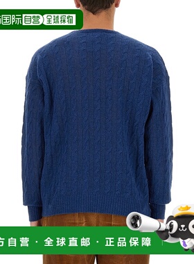 1h可退 ETRO 男士针织毛衣 1N96596060200 SS2024 蓝色 PEGASUS S