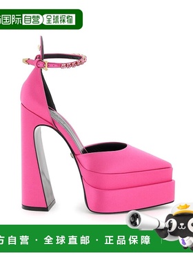 VERSACE 女士凉鞋 10068991A008681PI3V SS2023 粉红色高跟鞋单鞋