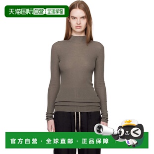 1h可退 潮奢 rick owens 瑞克 欧文斯 女士 灰色 Temple LS Turtl