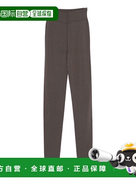 RICK OWENS 女士休闲裤 RO02E4683M78 AW2025 灰色 针织紧身裤