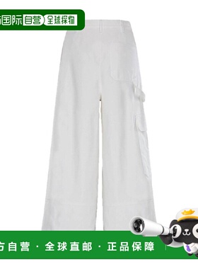 MONCLER 女士休闲裤 1648600M54001 SS2022 白色