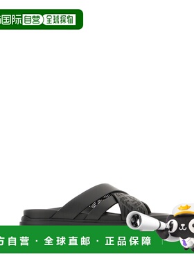 FENDI 男士拖鞋 7X1770ARIDF0ABB CO 黑色 SLIDE SANDAL