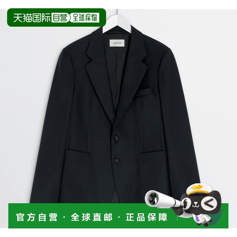 LEMAIRE 男士西服 JA1084LF1048BK968 AW2025 黑色