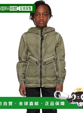1h可退 潮奢 C.P. Company 女童 绿色 M.T.t.N. I.C.E. 儿童夹克