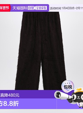 1h可退 潮奢 The Frankie Shop 女士 深褐色流苏裤子 PAFS21496PL