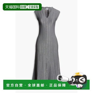 1h可退 潮奢 kenzo 高田贤三 女士 喇叭罗纹针织中长连衣裙 2RO55