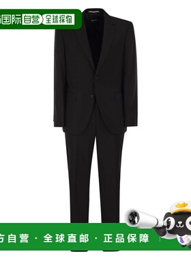 1h可退 潮奢 BOSS 波士 男士 elastane 合体款羊毛混纺套装 50557