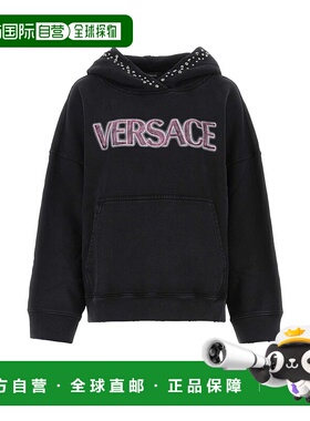 VERSACE 女士卫衣 10081701A065312B110 SS2023 黑色