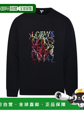 LOEWE 男士针织毛衣 H526Y24X451489 AW2024 黑色 卫衣