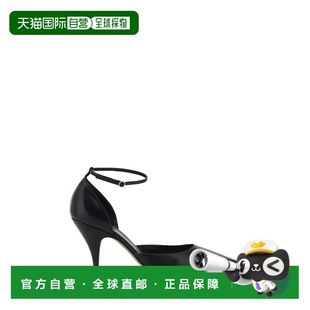 F1543SL1BLK 女士高跟鞋 AW2024 黑色 THE 尖头皮革高跟鞋 ROW