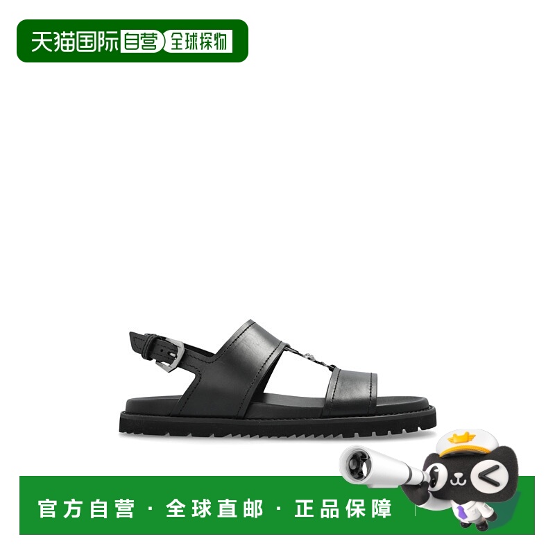 1h可退 VERSACE 男士凉鞋 10176071A135121B00E SS2025 黑色