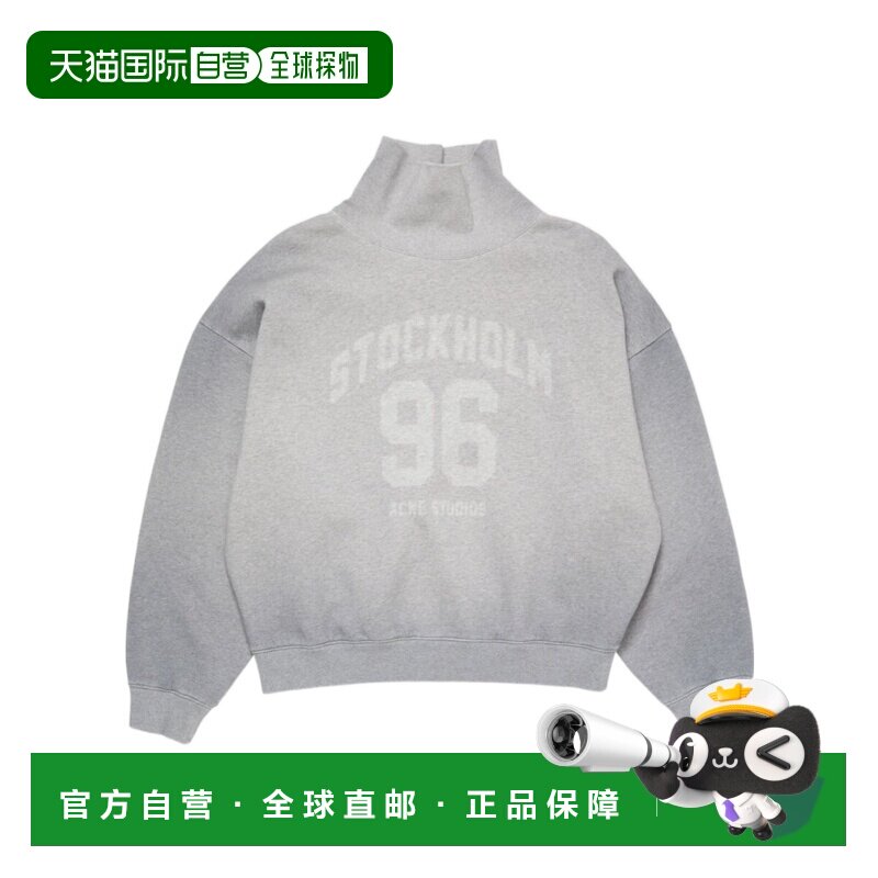 ACNE STUDIOS 女士针织衫 AI0166990 CO 灰色 高领卫衣图片