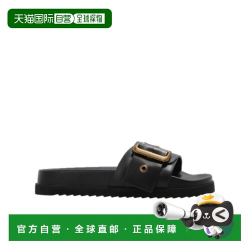 1h可退 ALL SAINTS 女士凉鞋 W038FEBLACK SS2026 黑色 扣环凉鞋