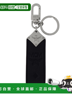 MCM 男士钥匙扣 MXZFSTA080VC AW2025 深蓝色 Leather keychain