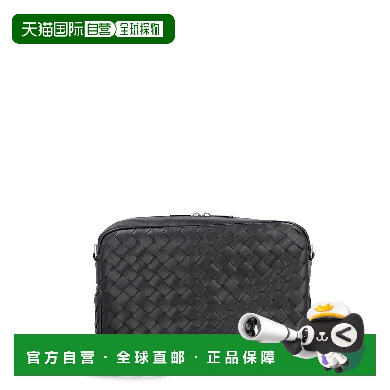 1h可退 BOTTEGA VENETA 男士斜挎包 755925V2HL18803 CO 黑色