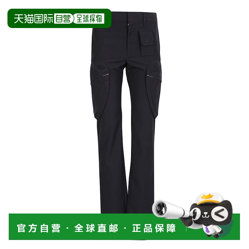 1h可退 GIVENCHY 男士休闲裤 BM514S13MP025 AW2022 黑色