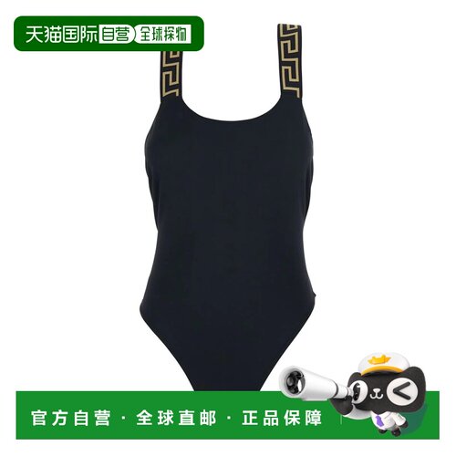 VERSACE 女士泳装 10181651A111191B000 AW2025黑色泳衣