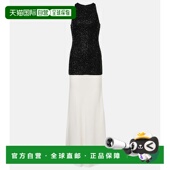 cr&ecirc;pe 1h可退 钉珠礼服连衣裙 女士 Gabrielle 潮奢 Staud