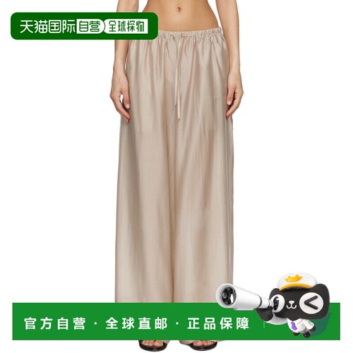 Entire Studios 女士 米色 Vento Wide Leg 长裤 ESSS26PA01273Ch