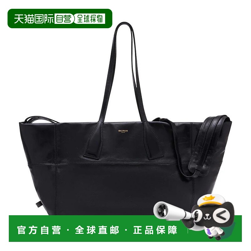 1h可退 BALMAIN 男士手提包 FM0FI271LMTE AW2025 黑色 Balmain T