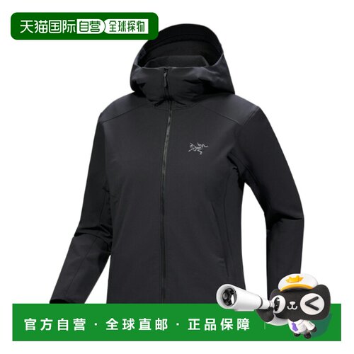 Arc'teryx 女士户外软壳衣 X000010561BLACK CO 黑色 Gamma 连帽