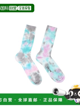 CELINE 女士袜子 2A14L963M38PG SS2023 蓝色 图案袜子