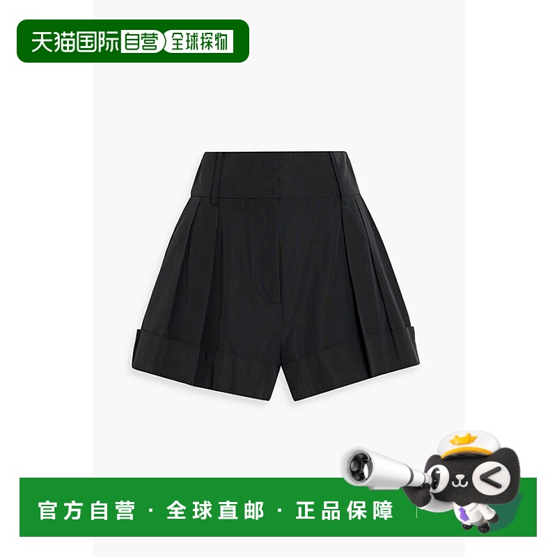 1h可退 潮奢 Valentino 华伦天奴 女士 棉罗缎短裤 B0RF1A04H20NO