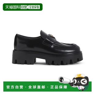 AW2025 1D185OF0500550002 黑色普拉达 女士芭蕾乐福鞋 PRADA