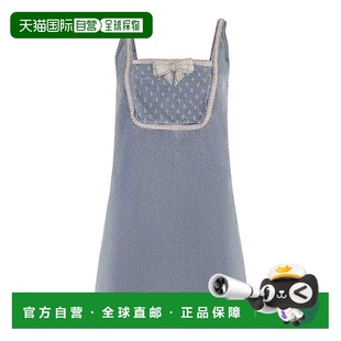 女士连衣裙 SS25804S AW2025 1h可退 Dress PORTRAIT 蓝色 SELF