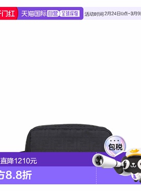 FENDI 男士化妆包 7N0141AVC6F1USQ SS2026 黑色 Medium FF beaut