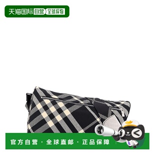 8089304A1189 SS2024 黑色 BURBERRY check 单肩包 Iconic 男士