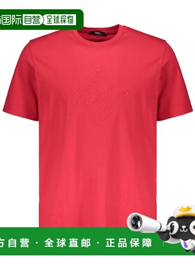 HERNO 男士T恤 JG000189U520006900 AW2023 红色 短袖T恤