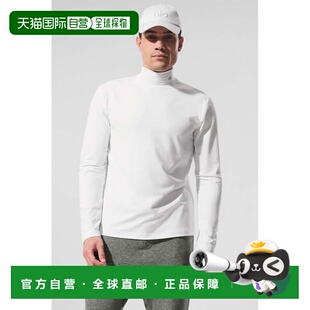 男款 alo T恤 反光徽标高领长袖 m3218rBlack yoga