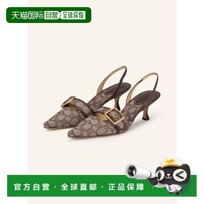 COACH 女士高跟鞋 100302596015000 CO 花色 MARGOT slingback pu