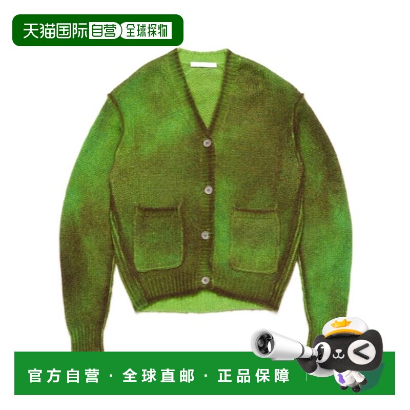 ACNE STUDIOS 女士针织衫 A60534BCD AW2024 绿色 长袖羊毛针织衫图片