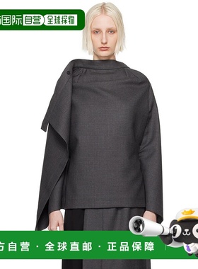 1h可退 潮奢 Tom Ford 汤姆 福特 女士 黑色 & 灰色 Open Tailore