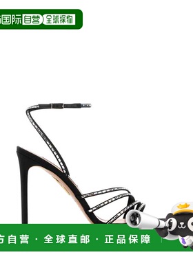 1h可退 潮奢 AQUAZZURA 女士 Mistica 精饰布织凉鞋 MSIHIGS0GROB