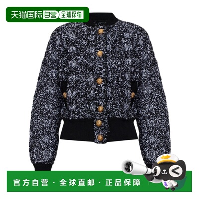 BALMAIN 女士外套 GF1TE202KJ57EAB SS2026 花色 Tweed jacket