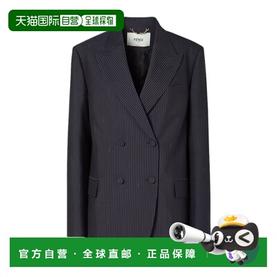 FENDI 女士西服 FJ7685AW7IF0QG3 SS2026 黑色 GIACCA FENDI PINS