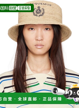 1h可退 潮奢 Jacquemus 女士 米色 Le Bob Pesco 沙滩帽 25E255AC