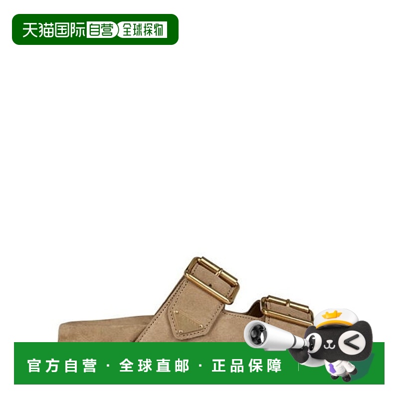 1h可退 潮奢 Prada 普拉达 女士 绒面革带状凉鞋新款