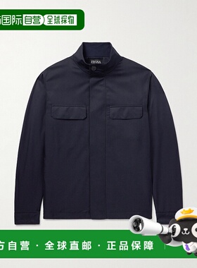 1h可退 潮奢 zegna 杰尼亚 男士 斜纹布衬衫式衬衫 UFTC5A9FCT577