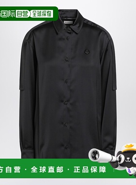 1h可退 潮奢 Moncler X Edward Enninful 女士 黑色长袖衬衫 2F00