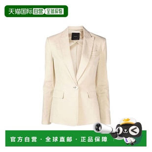 SS2025 1h可退 EQUILIBRATOC28BEIGE 女士西服 米白色 PINKO