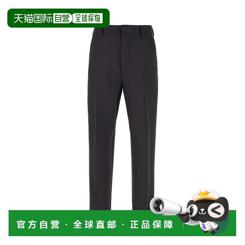 1h可退 潮奢 zegna 杰尼亚 男士 木炭色羊毛长裤 R887014A8738DH2