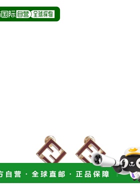 FENDI 女士耳饰 8AL294TL9F1UXX SS2026 金色 FF EARRING METALLO