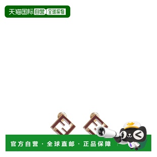 FENDI 女士耳饰 8AL294TL9F1UXX SS2026 金色 FF EARRING METALLO