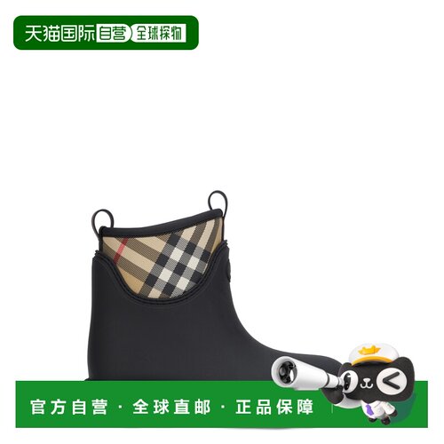 BURBERRY 女士靴子 8111712170480A1189 CO 黑色 Marsh Stamp rub